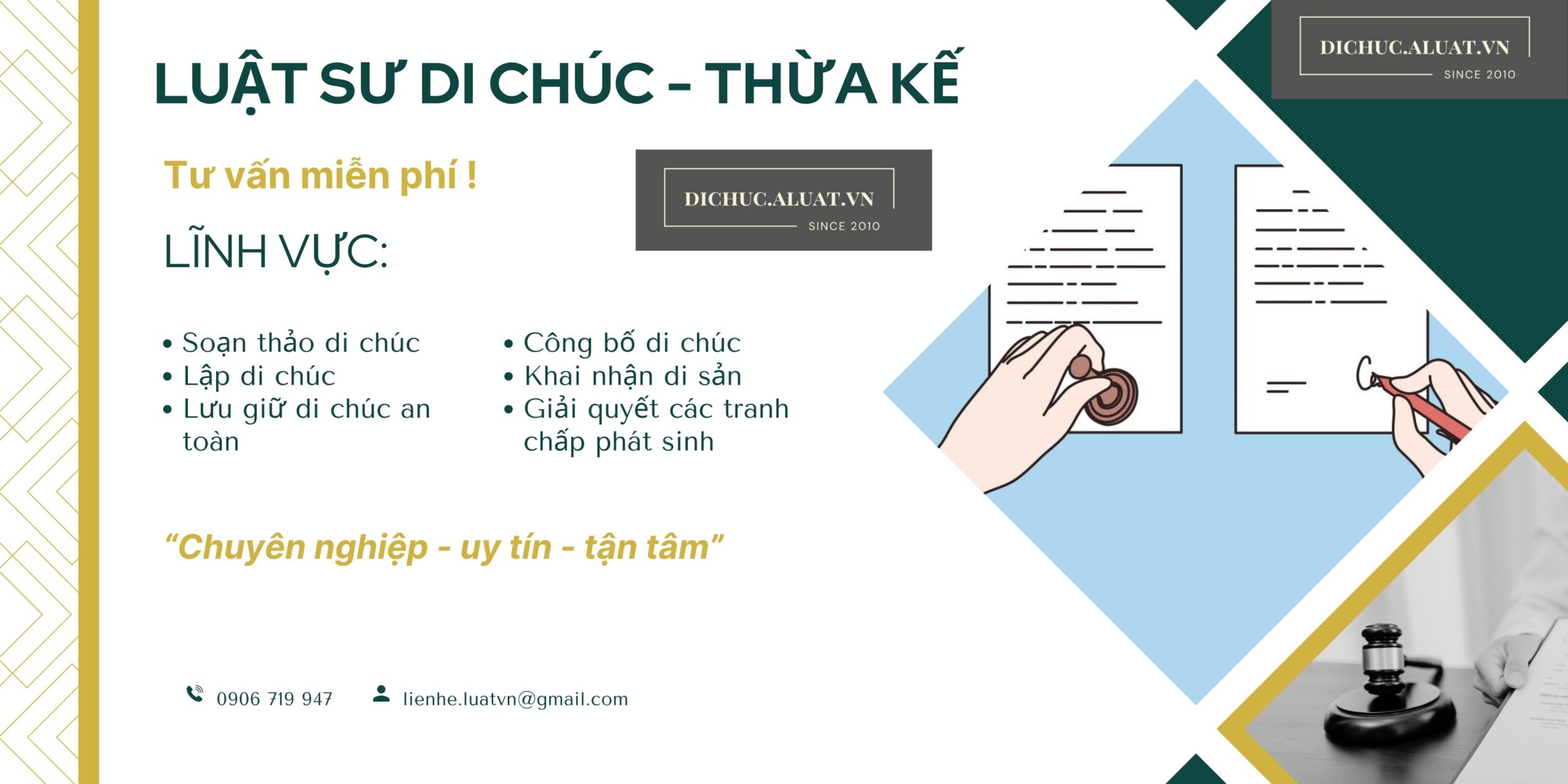 [Luật sư Di chúc – Việt Nam] Văn phòng Luật soạn thảo văn bản di chúc công chứng tại khu vực Huyện Phước Long, Tỉnh Bạc Liêu - Ảnh 1