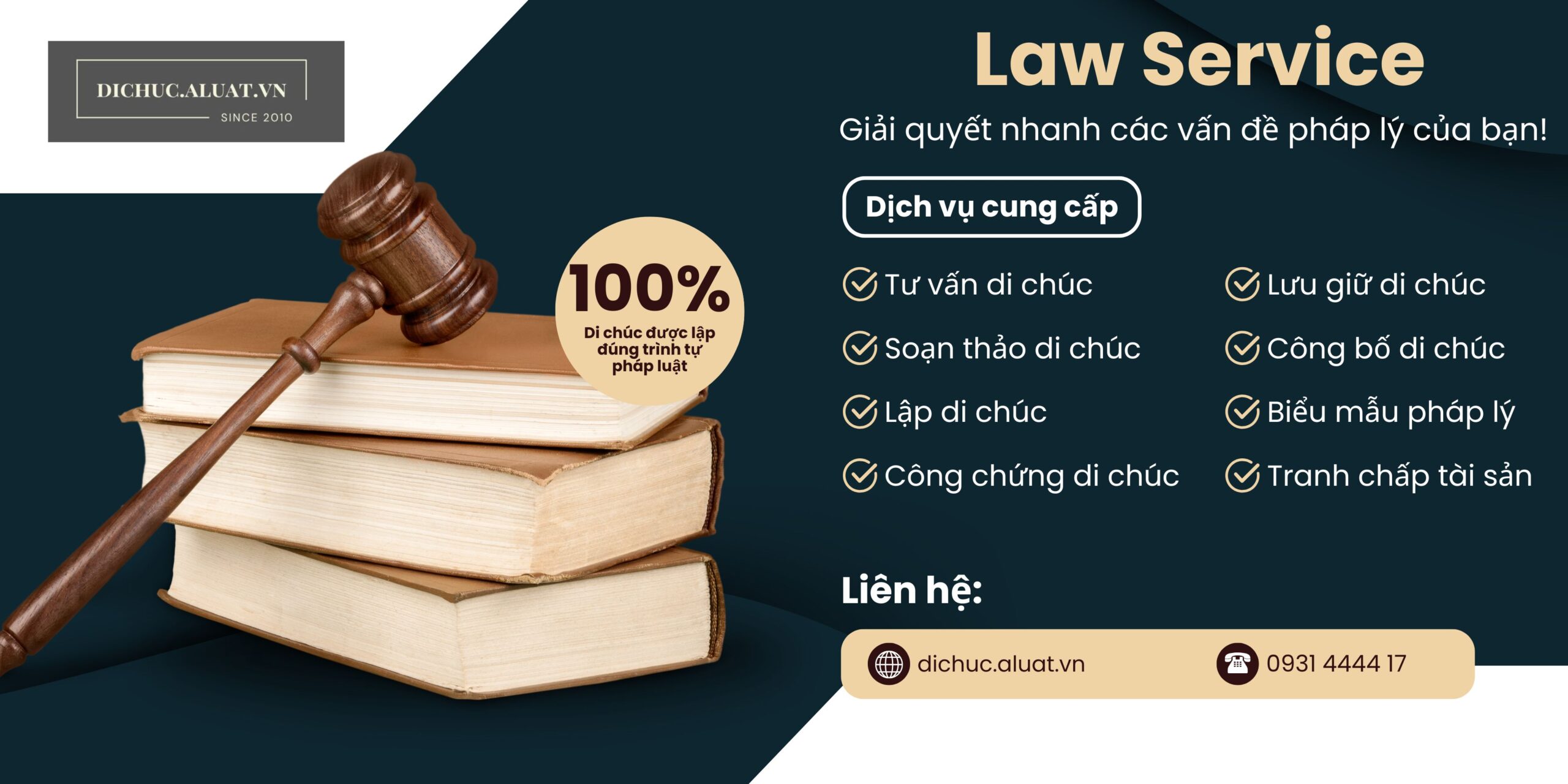 Luật sư Di chúc – Công ty Luật biên soạn văn bản di chúc công chứng tại địa điểm Thị xã Ngã Năm, Tỉnh Sóc Trăng - Ảnh 1